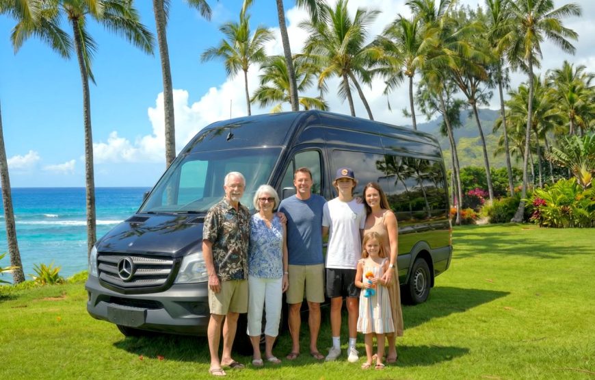 Oahu Private Tour with Mercedes Sprinter & New Luxury Vehicles