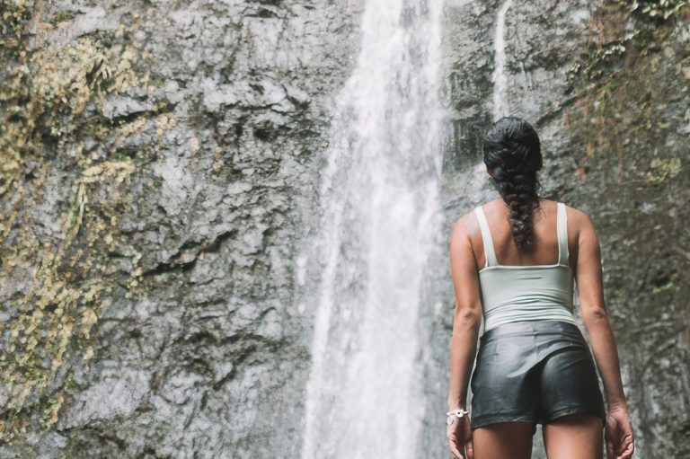 Manoa Falls in the Oahu rainforest
