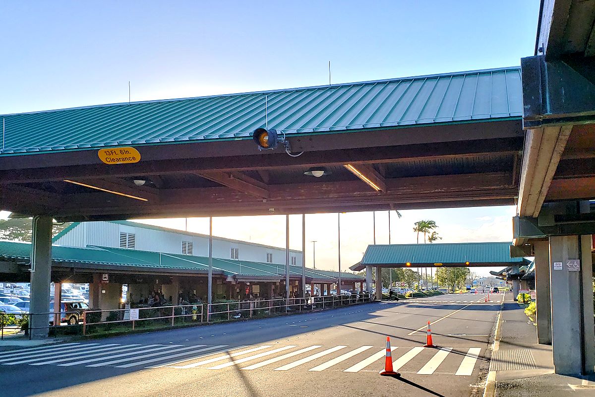 Hilo International Airport on the east side of the Big Island